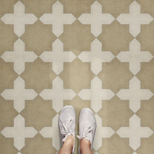 Vintage Vinyl Rug - Pattern 23 - Disciple
