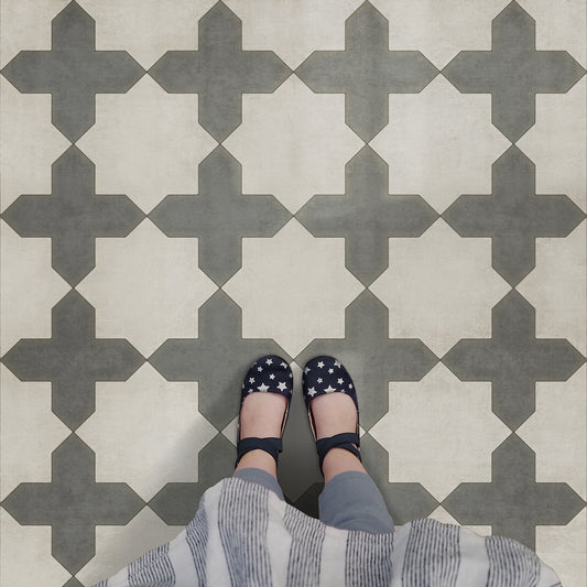Vintage Vinyl Rug - Pattern 23 - Simple as Doves