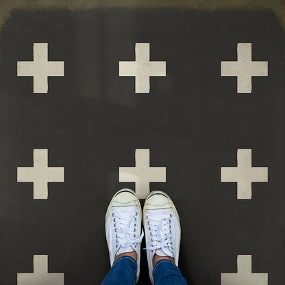 Vintage Vinyl Rug - Pattern 24 - Ionia