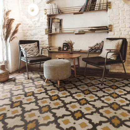 Vintage Vinyl Rug - Pattern 31 - Rajha