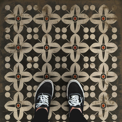 Vintage Vinyl Rug - Pattern 3 - Oz