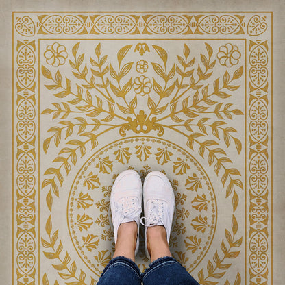Vintage Vinyl Rug - Pattern 40 - Versailles