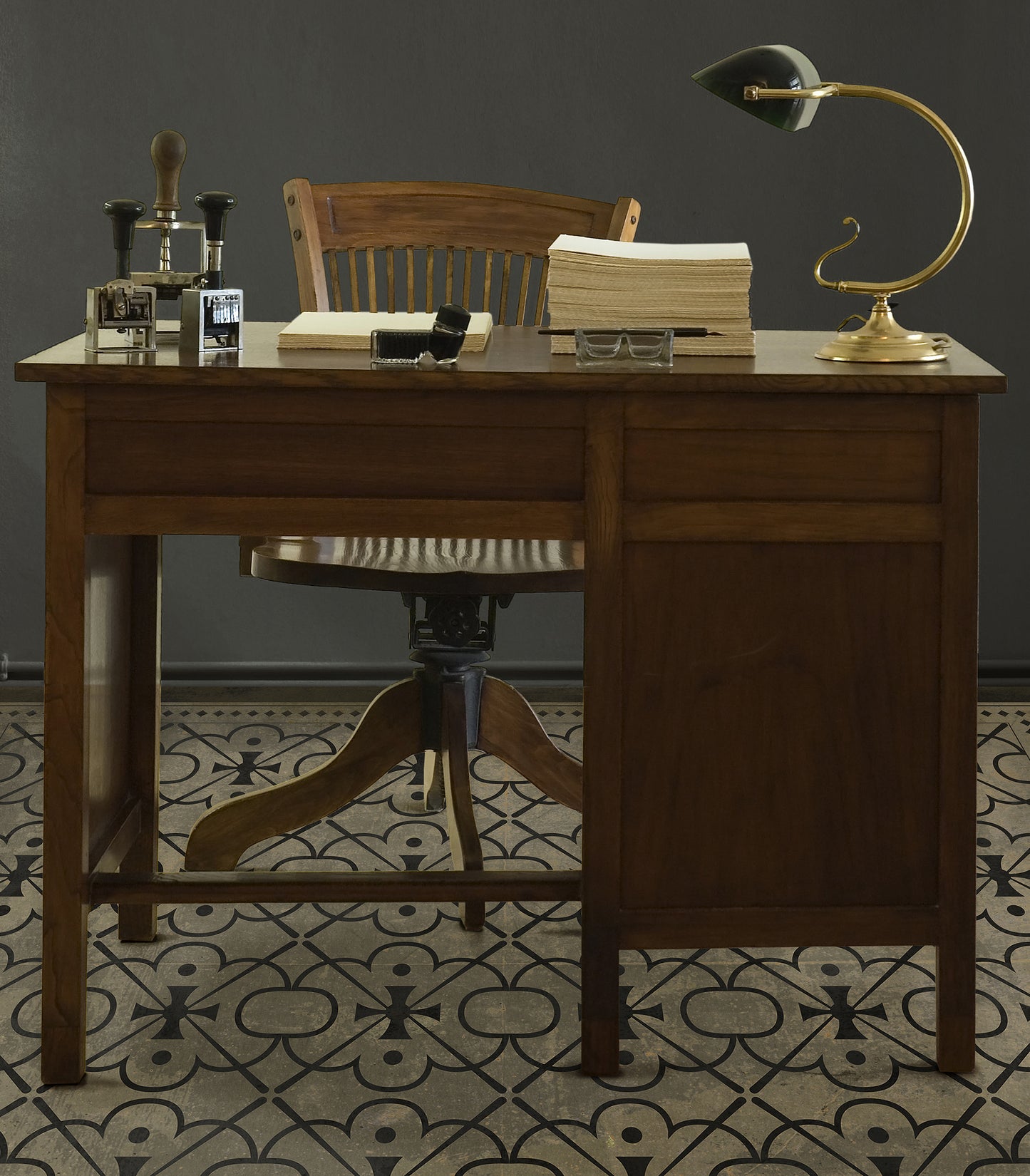 Vintage Vinyl Rug - Pattern 5 - Watson