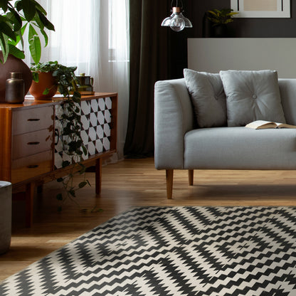 Vintage Vinyl Rug - Pattern 63 - Doplar Effect