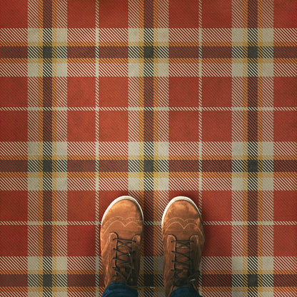 Vintage Vinyl Rug - Pattern 66 - Dartmoor