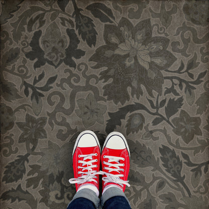 Vintage Vinyl Rug - Pattern 71 - The Japanese Alps