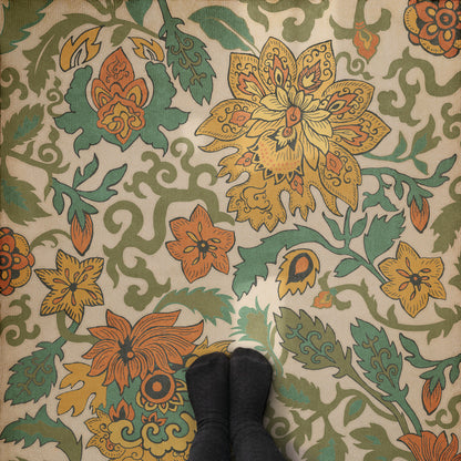 Vintage Vinyl Rug - Pattern 71 - Tokyo