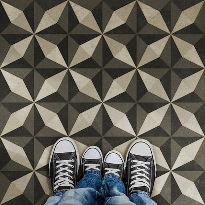 Vintage Vinyl Rug - Pattern 74 - Morpheus