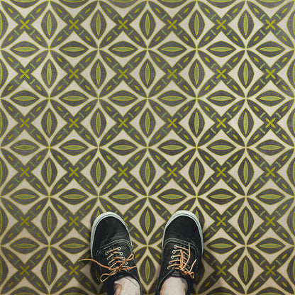 Vintage Vinyl Rug - Pattern 82 - Smee