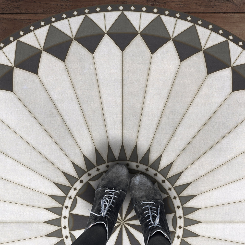Vintage Vinyl Rug - Pattern 84 - Charleston