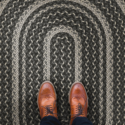 Vintage Vinyl Rug - Pattern 85 - Such a Cozy Room