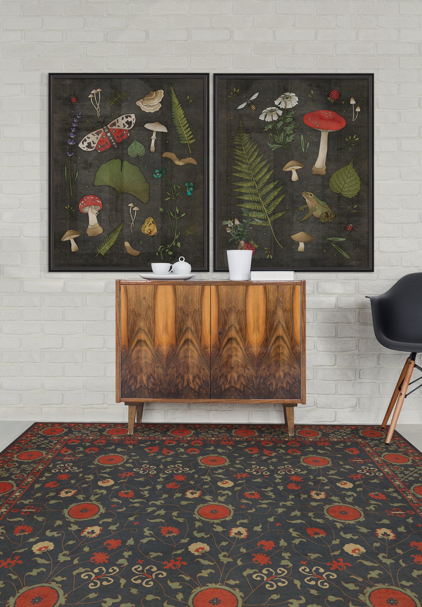 Vintage Vinyl Rug - Samarkand - Anora