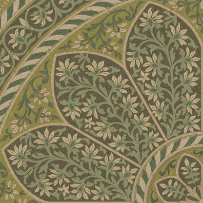 Vintage Vinyl Rug - Estate Tracery