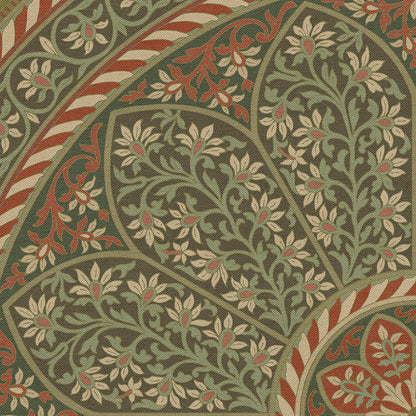 Vintage Vinyl Rug - Estate Tracery