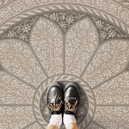 Vintage Vinyl Rug - Estate Tracery