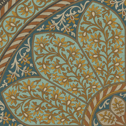 Vintage Vinyl Rug - Estate Tracery
