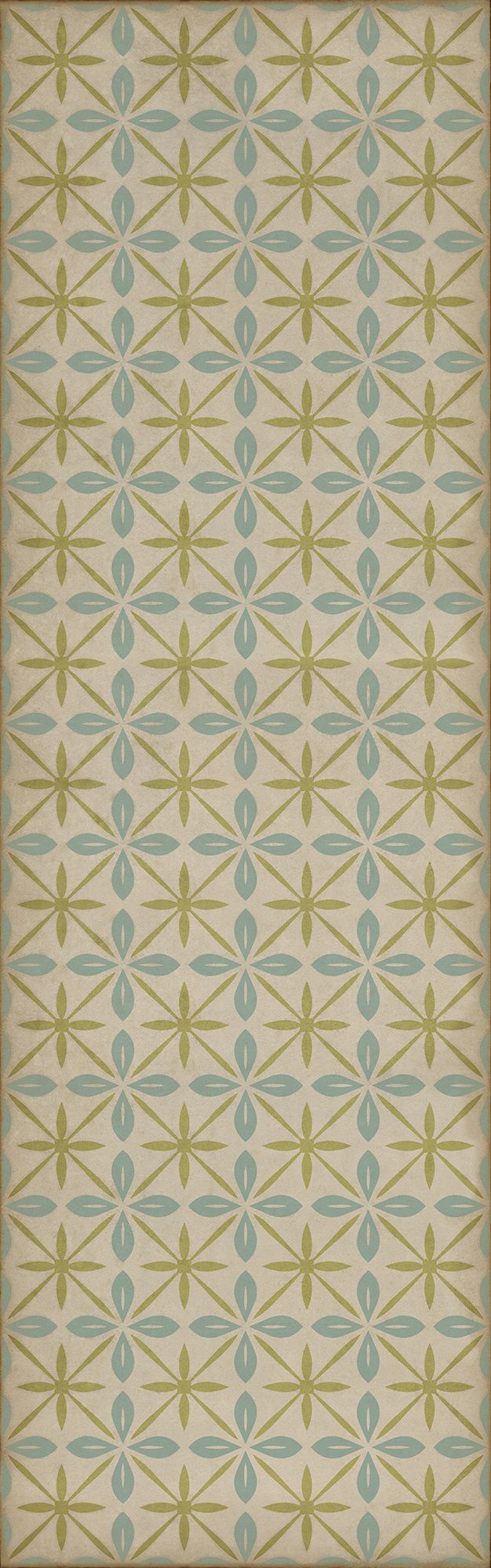 Vintage Vinyl Rug - Pattern 81 - Moms Kitchen