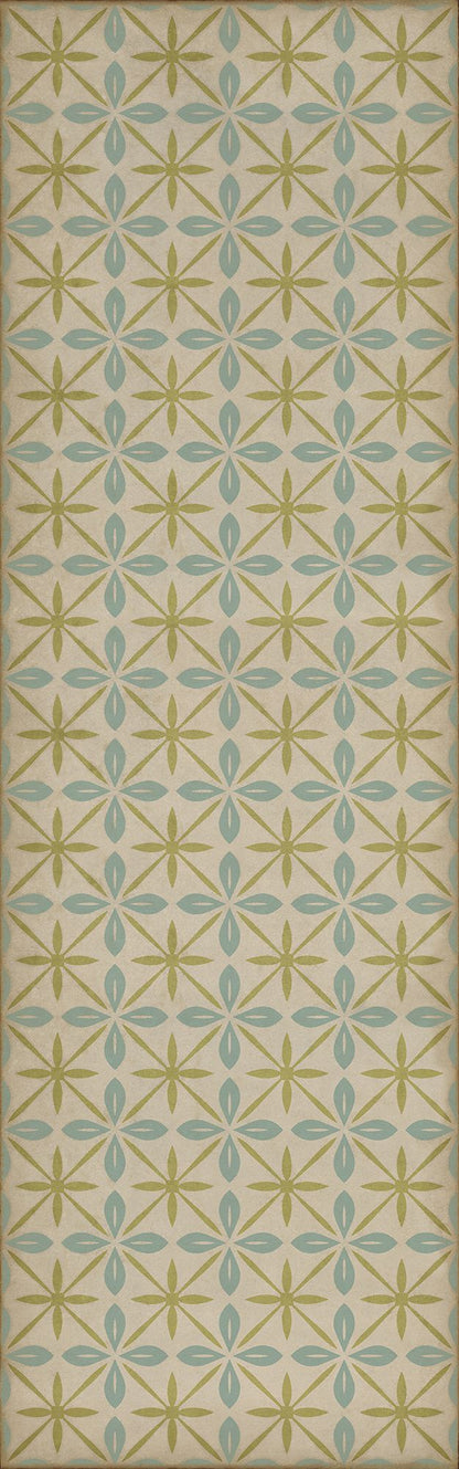 Vintage Vinyl Rug - Pattern 81 - Moms Kitchen