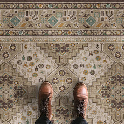 Vintage Vinyl Rug - Grand Estate - The Banquet Hall