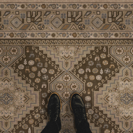 Vintage Vinyl Rug - Grand Estate - The Chariot