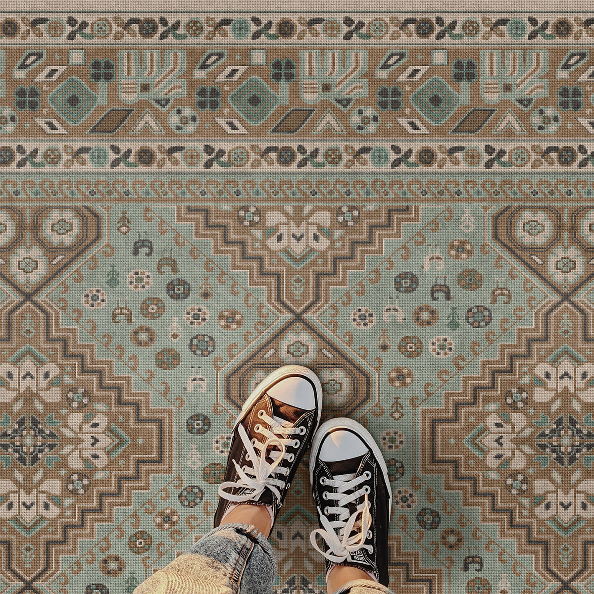 Vintage Vinyl Rug - Grand Estate - The Observatory