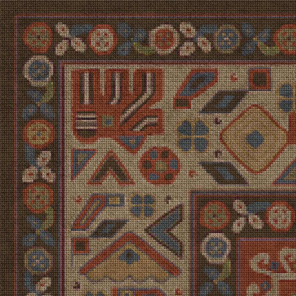 Vintage Vinyl Rug - Grand Estate - The Wine Cellar