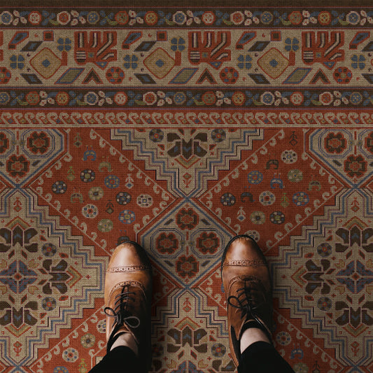 Vintage Vinyl Rug - Grand Estate - The Wine Cellar