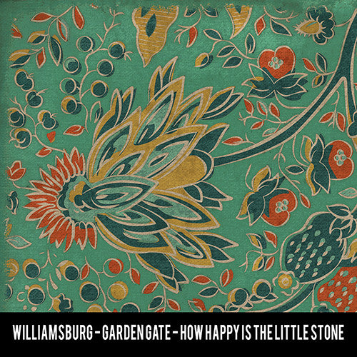Vintage Vinyl Rug - Garden Gate - How happy is the little Stone