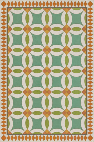 Vintage Vinyl Rug - Wedding Ring - Adelaide