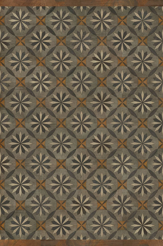 Spicher and Company Mosaic Vintage Vinyl Design B Modern Area Rugs
