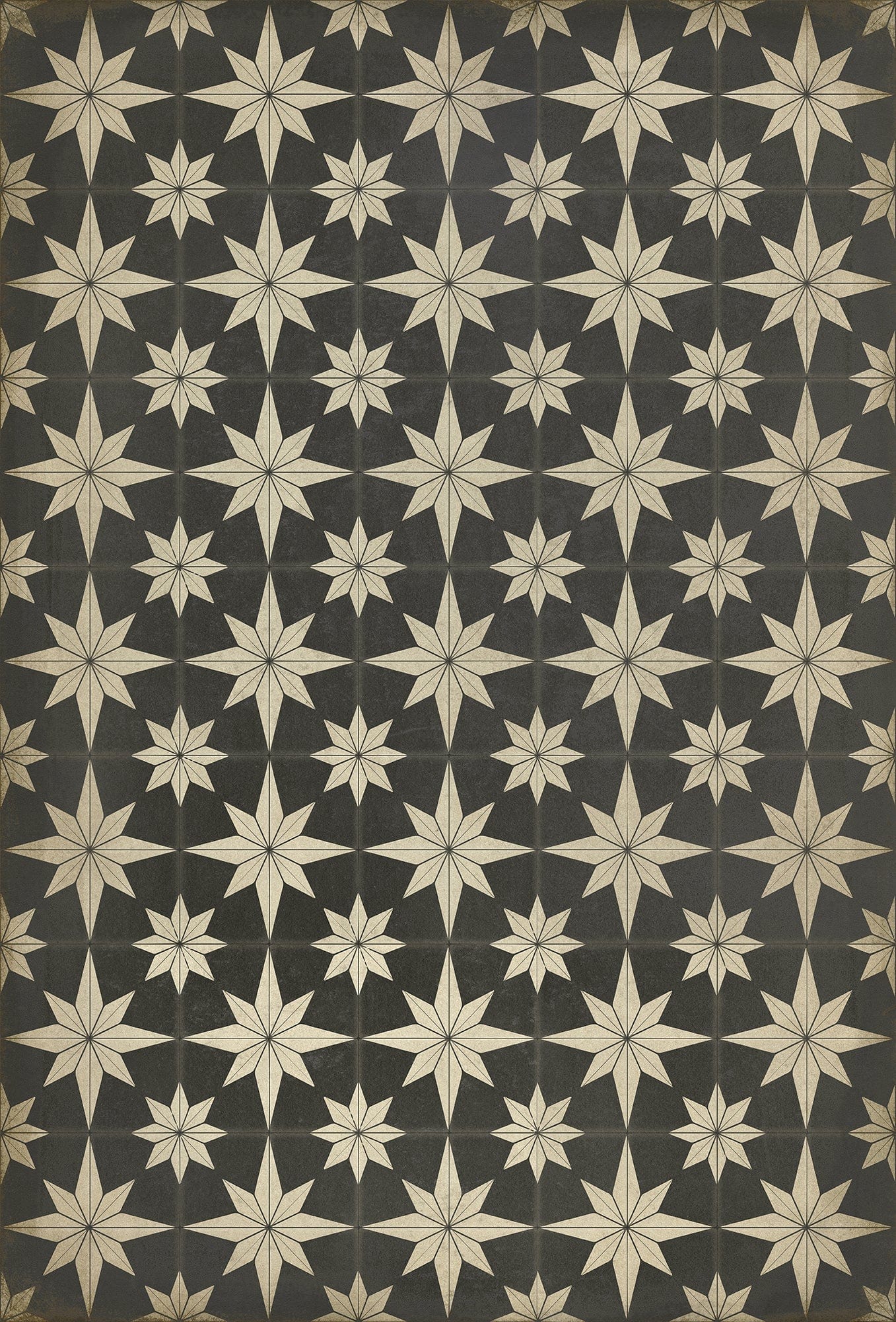 Vintage Vinyl Rug - Pattern 20 - Vesper