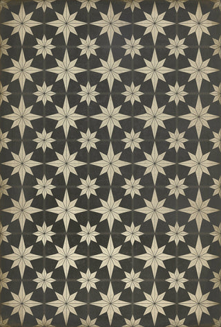 Vintage Vinyl Rug - Pattern 20 - Vesper