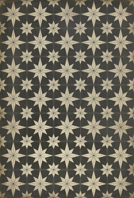 Vintage Vinyl Rug - Pattern 20 - Vesper