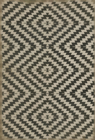 Vintage Vinyl Rug - Pattern 63 - Doplar Effect