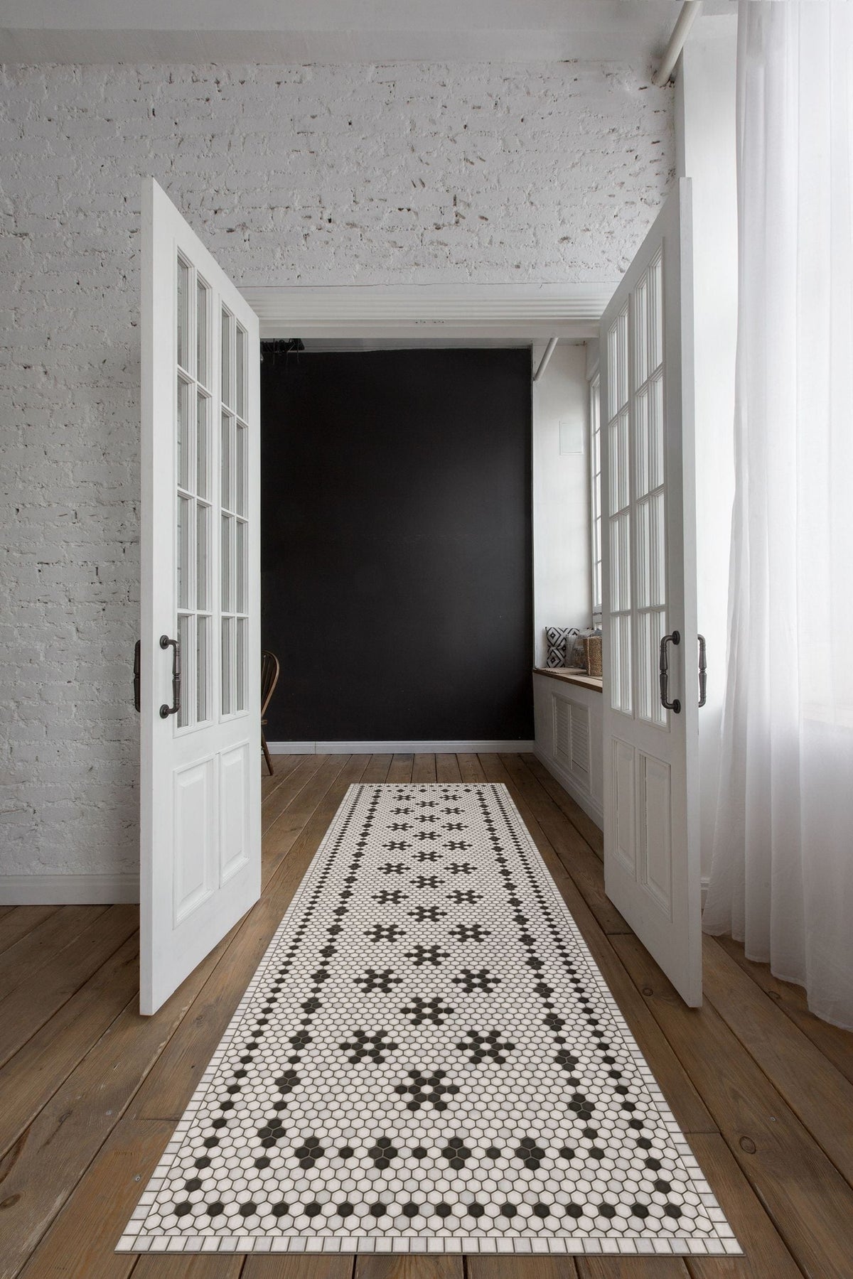 Vintage Vinyl Rug - Mosaic B - Clemont Avenue