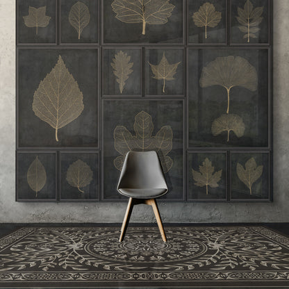 Vintage Vinyl Rug - Pattern 40 - Villa Lante