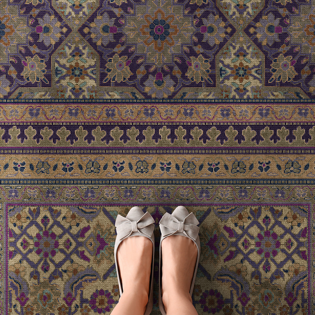 Vintage Vinyl Rug - Maison Tapis - Avignon
