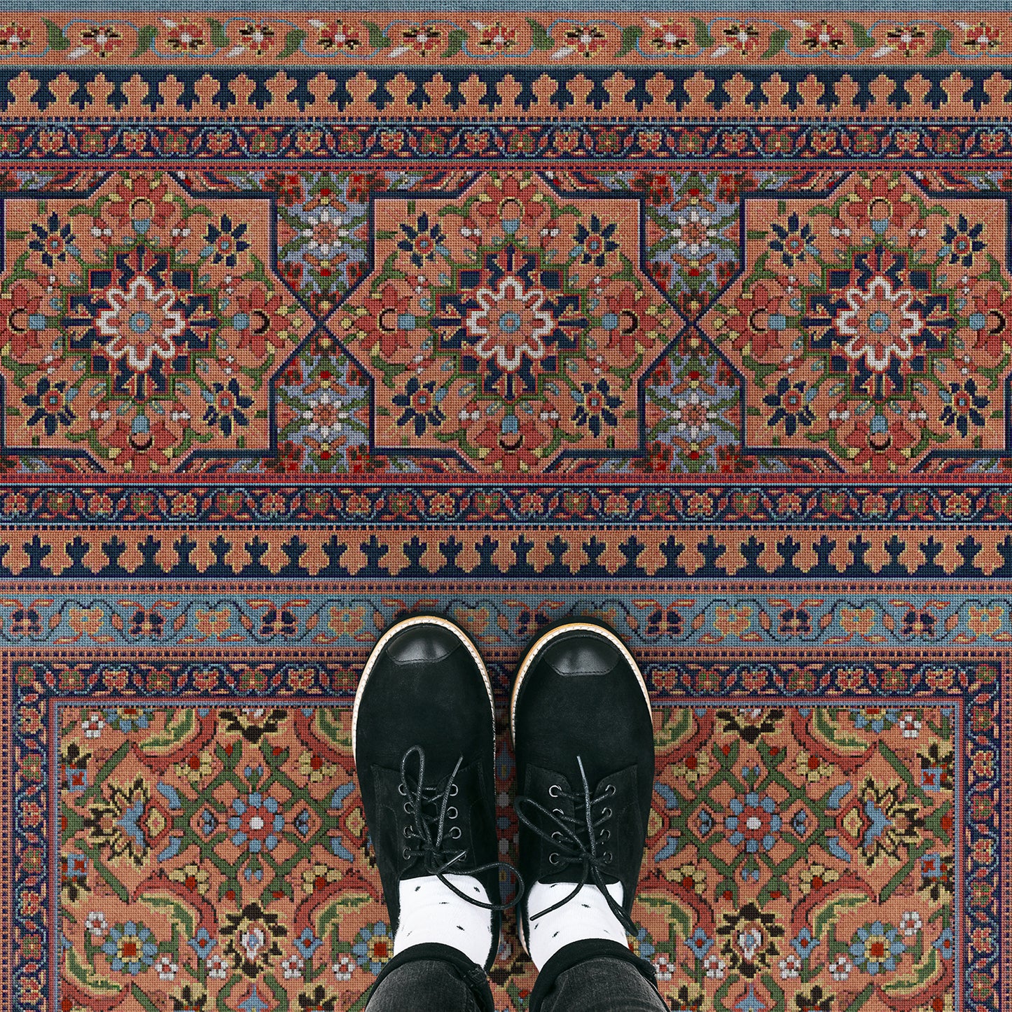 Vintage Vinyl Rug - Maison Tapis - Cote d'Azur