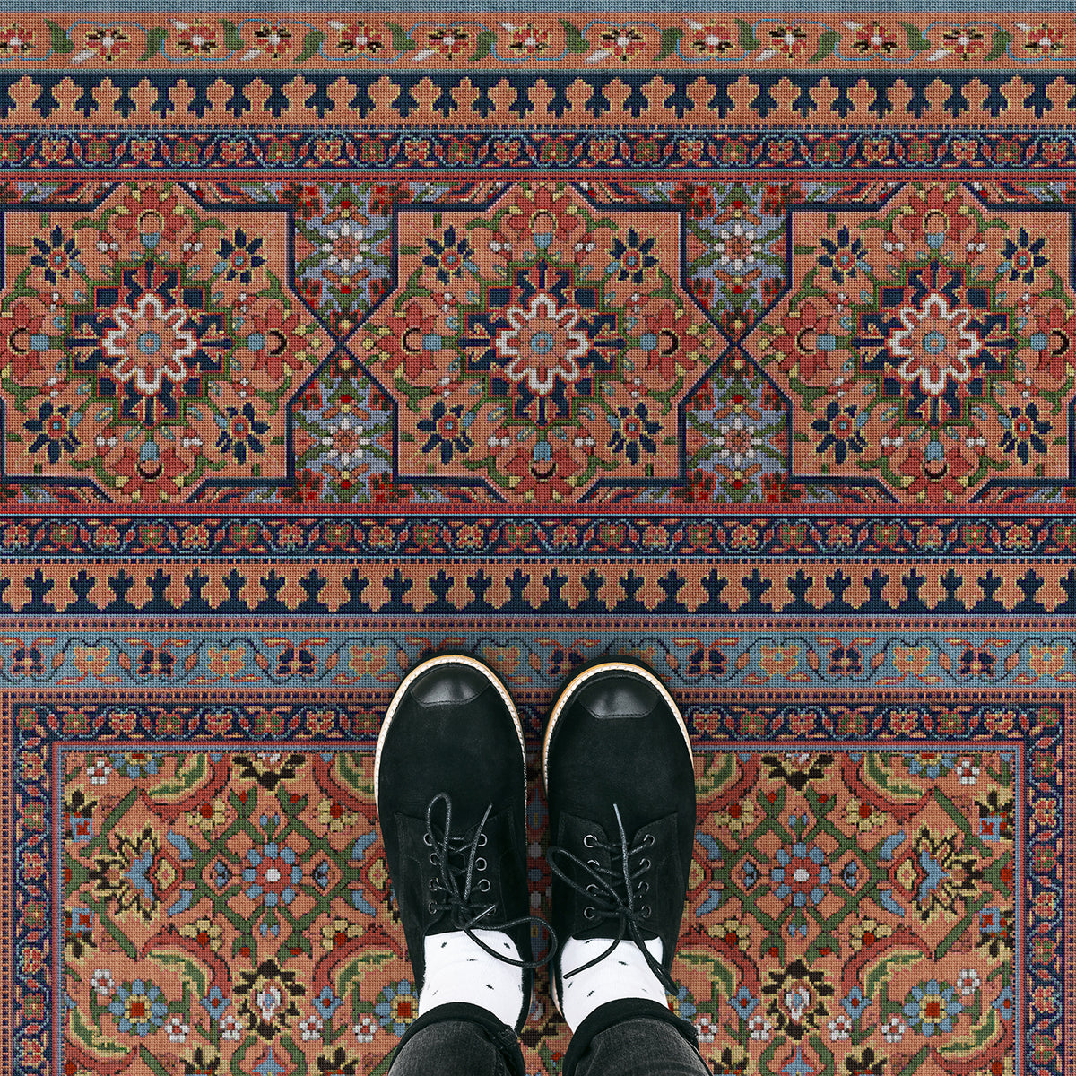 Vintage Vinyl Rug - Maison Tapis - Cote d'Azur