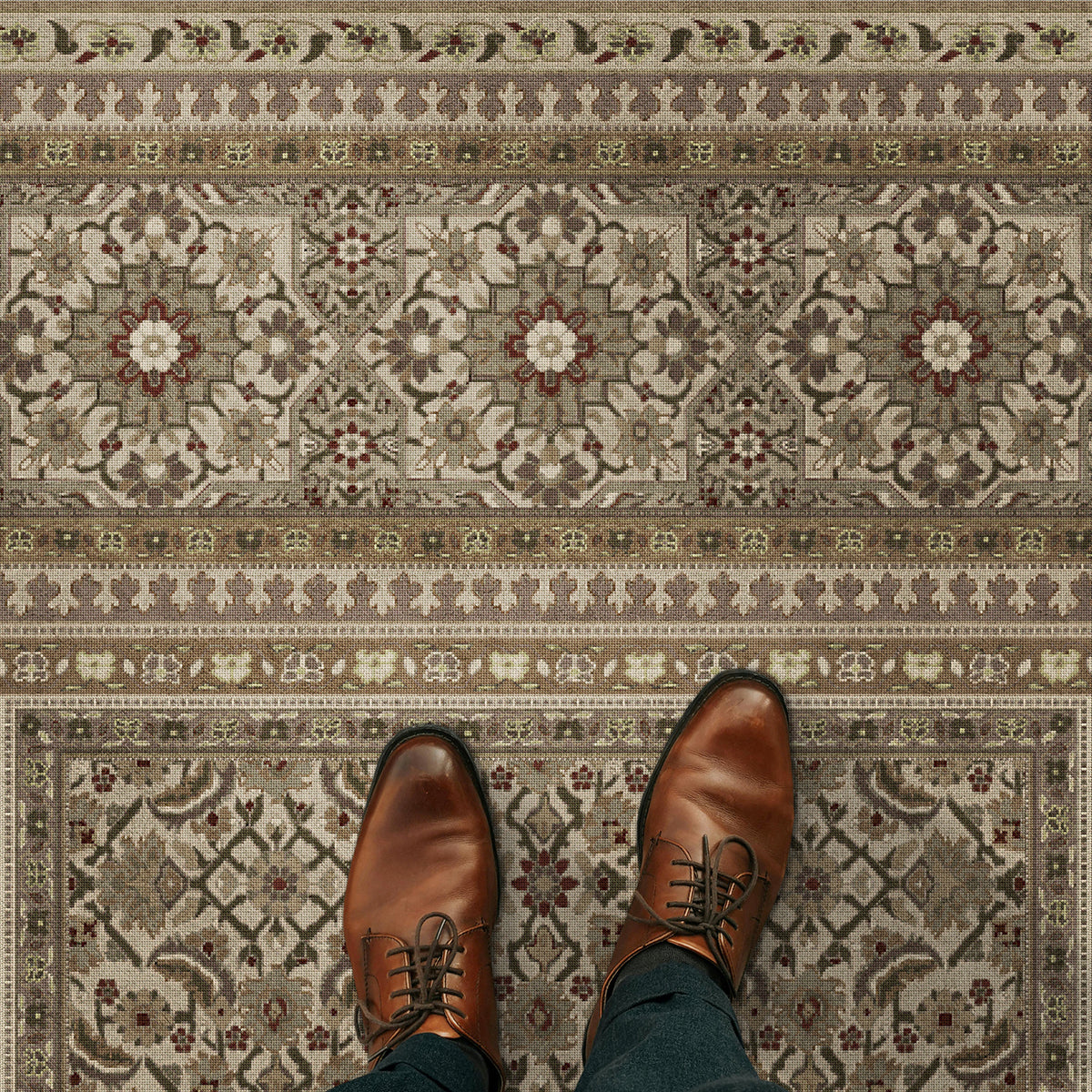 Vintage Vinyl Rug - Maison Tapis - Normandy