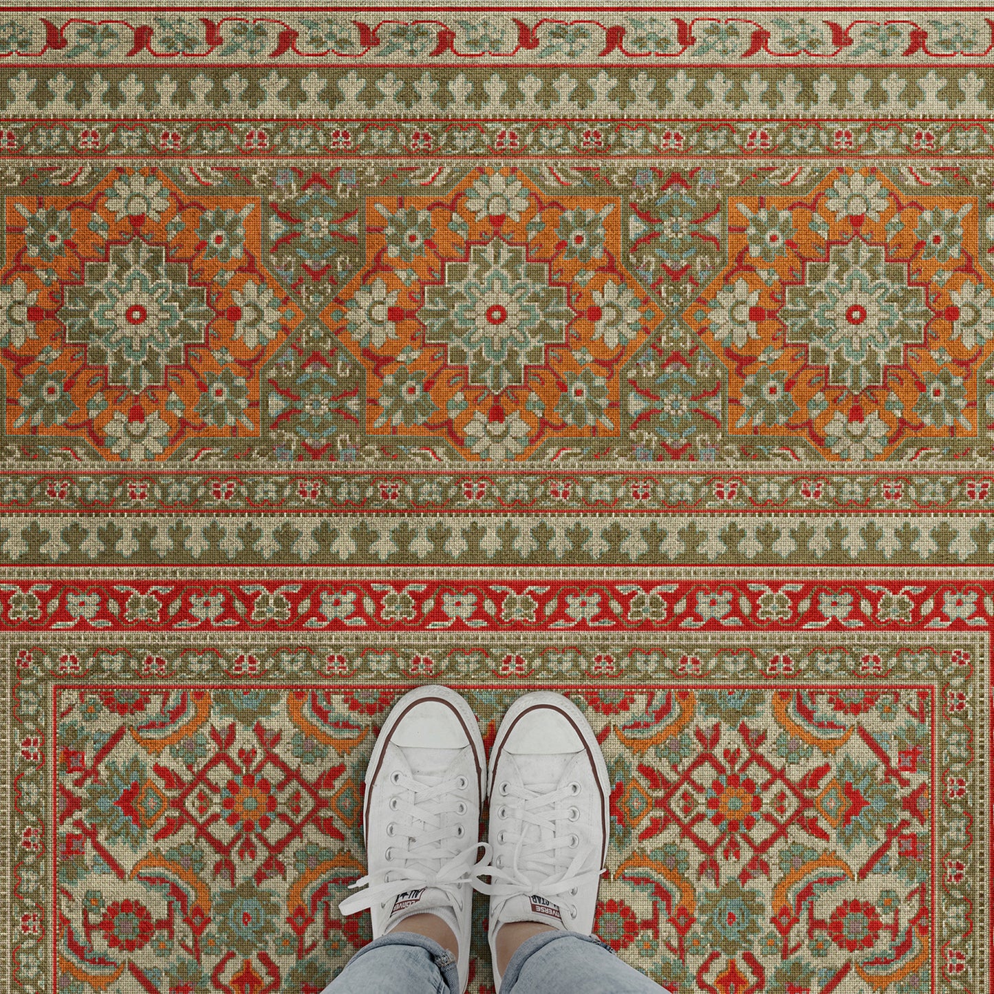 Vintage Vinyl Rug - Maison Tapis - Roussillon