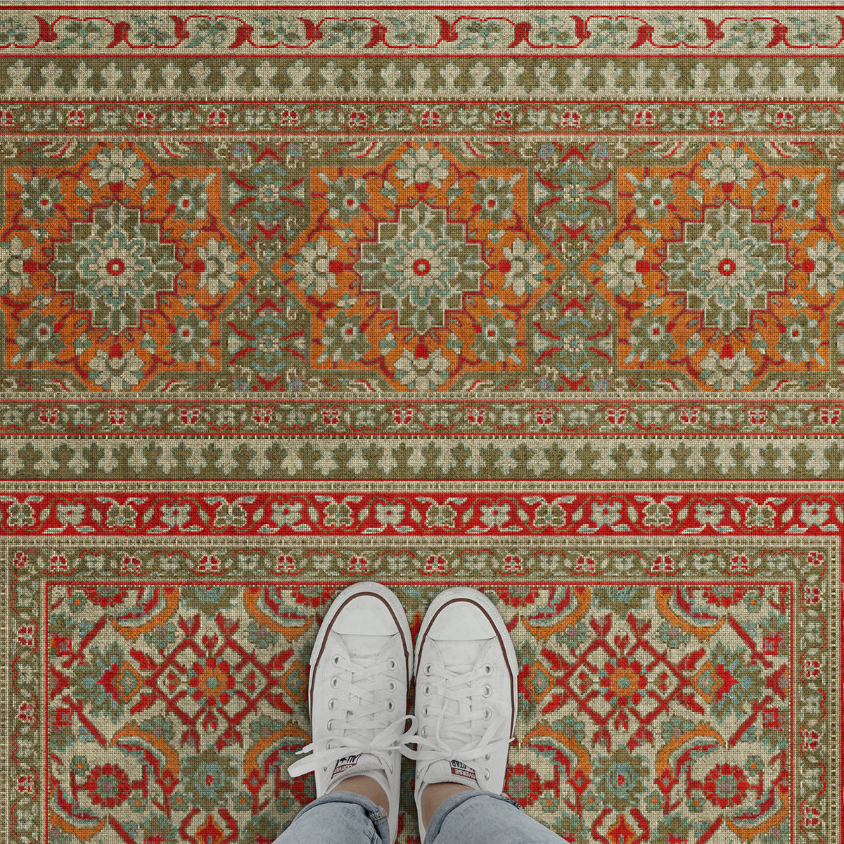 Vintage Vinyl Rug - Maison Tapis - Roussillon