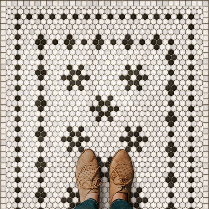 Vintage Vinyl Rug - Mosaic B - Clemont Avenue