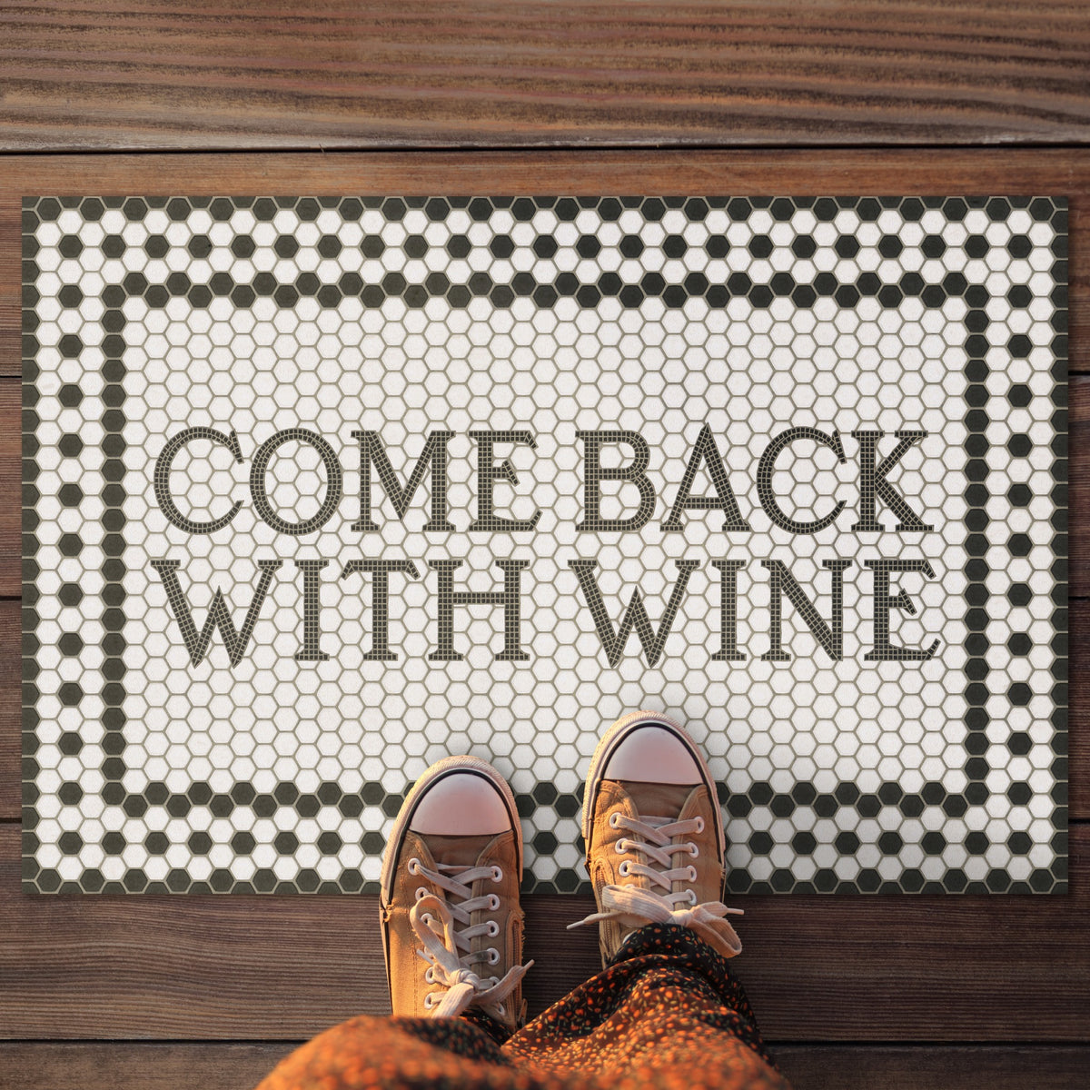 Vintage Vinyl Rug - Create Your Own - Customized 8th Avenue
