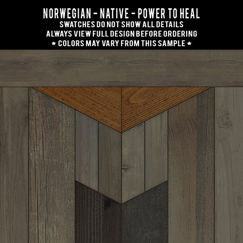 Vintage Vinyl Rug - Native - Power to Heal