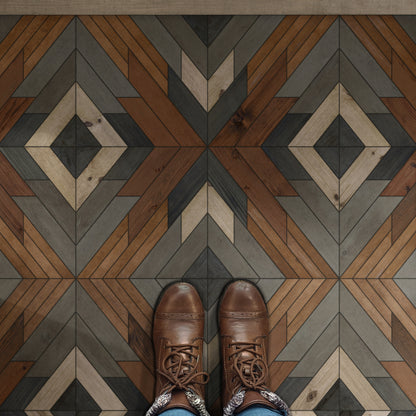 Vintage Vinyl Rug - Denali - Foraker