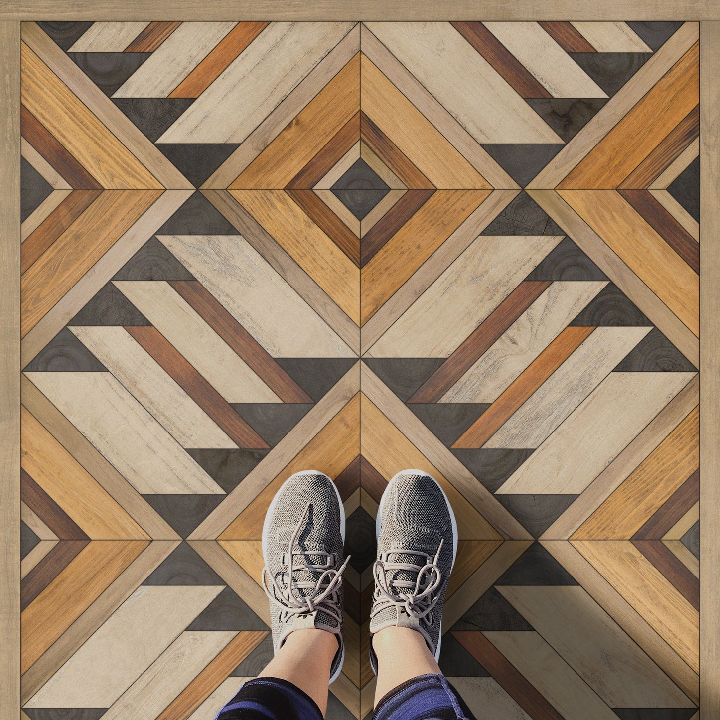 Vintage Vinyl Rug - Yukon - Logan