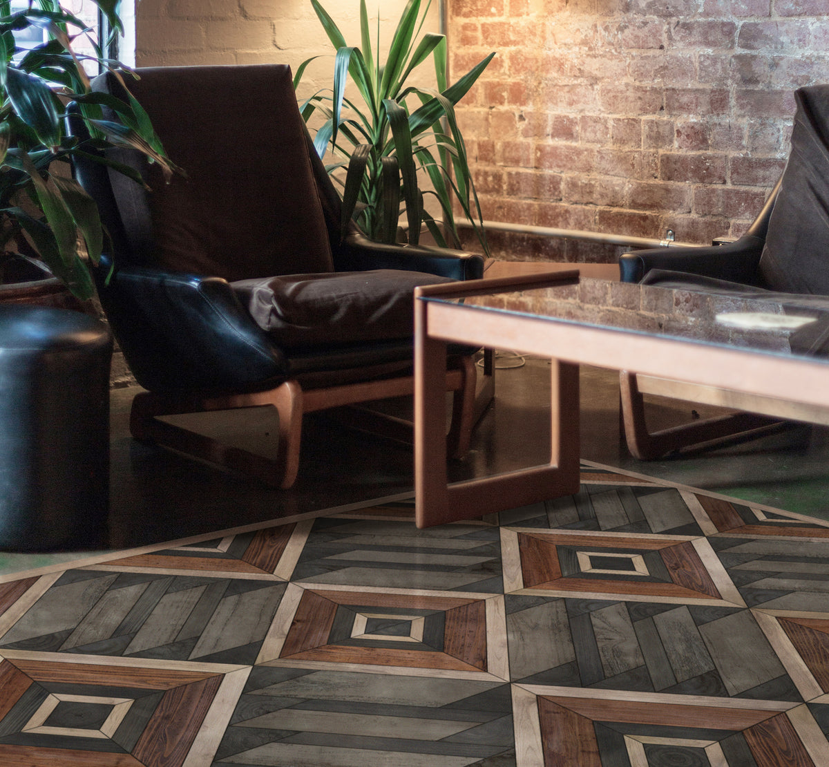 Vintage Vinyl Rug - Yukon - Cassiar