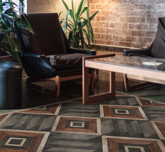 Vintage Vinyl Rug - Yukon - Cassiar