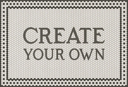 Vintage Vinyl Rug - Create Your Own - Customized 8th Avenue